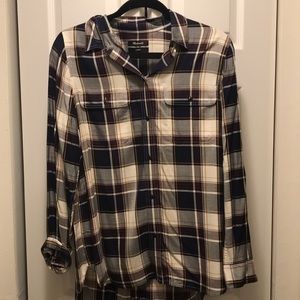 NWT Madewell Medium Plaid Top